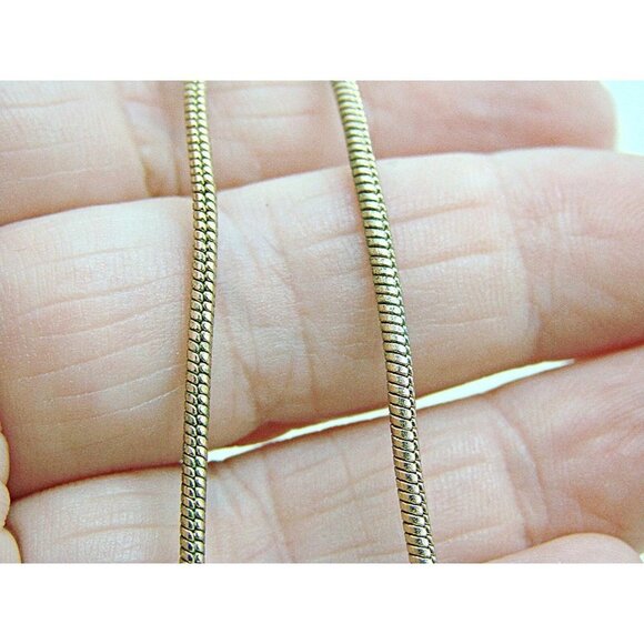 Tassel Fringe Waterfall Pendant Necklace 20" Gold Plated Minimalist - Picture 9 of 10